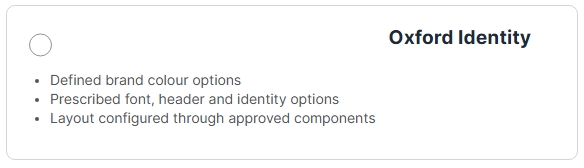 Oxford Identity Screenshot