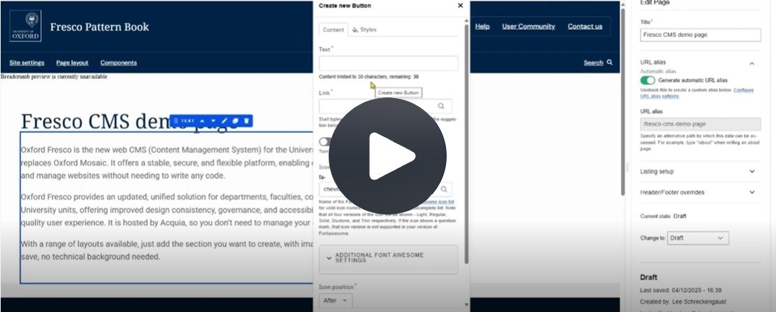 Create new button interface