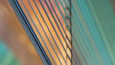 Side of glass building